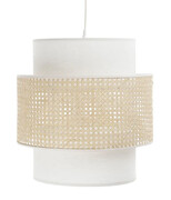 Lampa wisząca boho z rattanowym abażurem - A341-Kłod Lumes