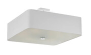 Biały kwadratowy plafon minimalistyczny - EX667-Misty Lumes