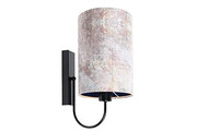 Nowoczesny granatowy kinkiet z nadrukiem - S358-Cresco Lumes
