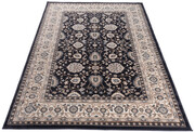 Antracytowy wzorzysty dywan w stylu klasycznym - Igras 5X 200x300 Profeos