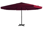Bordowy parasol ogrodowy z podstawą - Diola Edinos