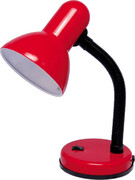 Czerwona lampka biurkowa szkolna - S271-Walia Lumes