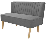 Romantyczna sofa Lernes - jasnoszara Edinos