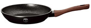Czarna patelnia z brązową rączką 28cm - Flavum 14X Edinos