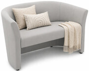 Szara sofa nowoczesna dwuosobowa - Ardinni Edinos Premium