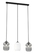 Industrialna lampa wisząca trzema kloszami - D162-Dixo Lumes