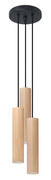 Drewniana lampa wisząca tuba - S168-Dubro Lumes