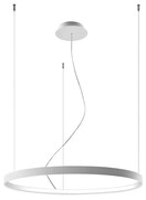 Biała lampa wisząca ring LED - EXX229-Merlos Lumes