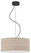 Żyrandol z abażurem w stylu boho 40 cm - EX850-Hajfes - wybór kolorów Drewno bielone Lumes