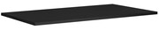 Czarny blat łazienkowy gładki 80 cm - Aploni 11X Edinos