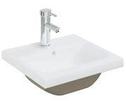 Ceramiczna umywalka wpuszczana z baterią - Jowka 3X Edinos
