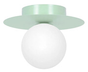 Zielony metalowy plafon lampa sufitowa kapelusz - A677-FEA Lumes