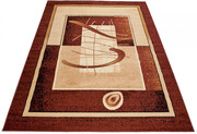 Wzorzysty brązowy dywan w klasycznym stylu - Fendy 10X 300x400 Profeos
