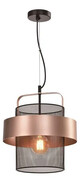 Industrialna lampa wisząca z siateczkowym kloszem - V147-Nostra Lumes