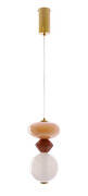 Szklana geometryczna lampa wisząca - C04-Aglosa Lumes