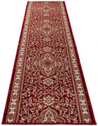 Czerwony chodnik dywanowy klasyczny - Wosco 4X szerokość 80 cm Profeos