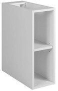Biały wąski regał półka łazienkowa 20 cm - Onellia 6X Edinos