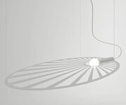 Biała industrialna lampa wisząca - EX596-Ercus Lumes