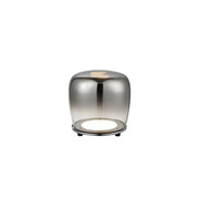 Szklana okrągła lampa stołowa - V045-Biles Lumes