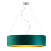 Okrągła lampa wisząca glamour 80 cm - EX321-Portix - kolory do wyboru Zielony Lumes