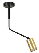 Czarna industrialna lampa sufitowa - D058-Lovis Lumes