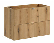 Szafka pod umywalkę z szufladami w kolorze dąb - Dafo 11X 80 cm Edinos