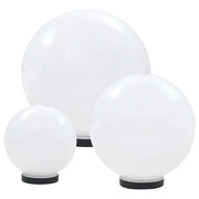 Zestaw 3 okrągłych lamp ogrodowych LED - O013-Image Lumes