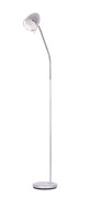 Srebrna metalowa lampa podłogowa - S883-Mozino Lumes