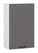 Szara minimalistyczna górna szafka do kuchni - Vivienne 15X 50 cm Edinos