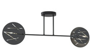 Czarna industrialna lampa sufitowa - D153-Welisa Lumes