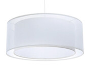 Biała okrągła lampa wisząca nad stół - S436-Vilena Lumes