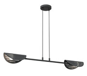 Czarna nowoczesna metalowa lampa wisząca - D167-Elora Lumes