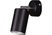 Czarny kinkiet reflektor tuba - S895-Alekiv Lumes