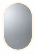 Owalne lustro z oświetleniem LED do łazienki - Alop 5X Edinos Premium