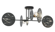 Czarna nowoczesna lampa sufitowa w stylu loft - D154-Welisa Lumes