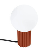 Czerwona nowoczesna lampka nocna - K601-Buble Lumes