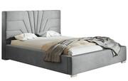 Łóżko do sypialni 160x200 Armand 4X - 36 kolorów + materac piankowy Contrix Visco Premium Elior