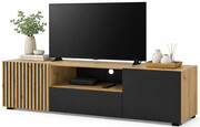 Szafka rtv z lamelowym frontem 150 cm - Aldo 7X Edinos