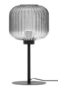 Grafitowa stołowa lampka ze szklanym kloszem J021-Grand Lumes