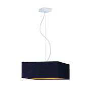 Lampa wisząca z abażurem na stalowym stelażu - EX362-Intos - 5 kolorów Lumes