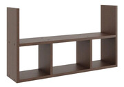 Minimalistyczna półka wisząca w kolorze wenge - Danson Edinos