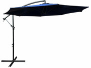 Granatowy parasol ogrodowy - Sunbrella Edinos