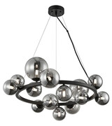 Wisząca lampa z 14 szklanymi kloszami - S006-Zollaro Lumes