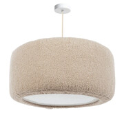 Elegancka okrągła lampa beżowa 40 cm - M062-Nicolo Lumes