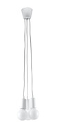 Biała industrialna lampa wisząca zwisy - EX542-Elris Lumes