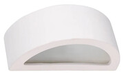 Biały ceramiczny minimalistyczny kinkiet - A617-Agas Lumes