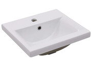 Biała ceramiczna umywalka łazienkowa - Mendez 3X Edinos