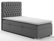 Pojedyncze łóżko boxspring Saniko 90x200 - 32 kolory Edinos