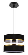 Czarna wisząca nowoczesna lampa - D253-Bodrux Lumes