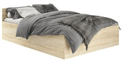 Nowoczesne łóżko z pojemnikiem 100x200 dąb sonoma - Tamlin 4X Elior